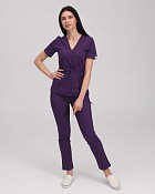 Медичний костюм жіночий Ріо фіолетовий